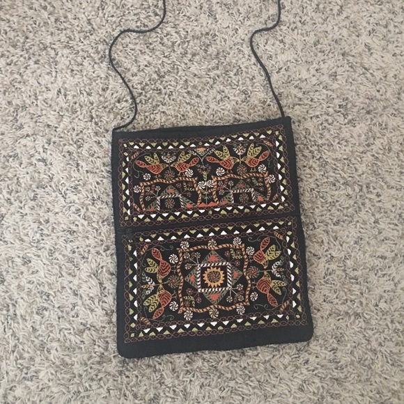 Bohemian design shoulder bag - Picture 2 of 3